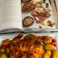 Empire roast chicken with Bombay-style potatoes, Jamie Oliver