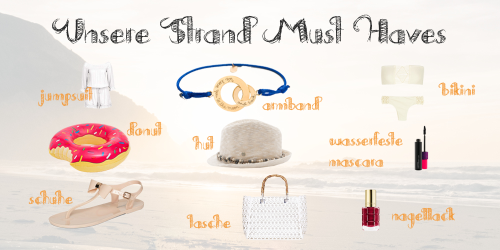 Unsere Strand-Must-Haves