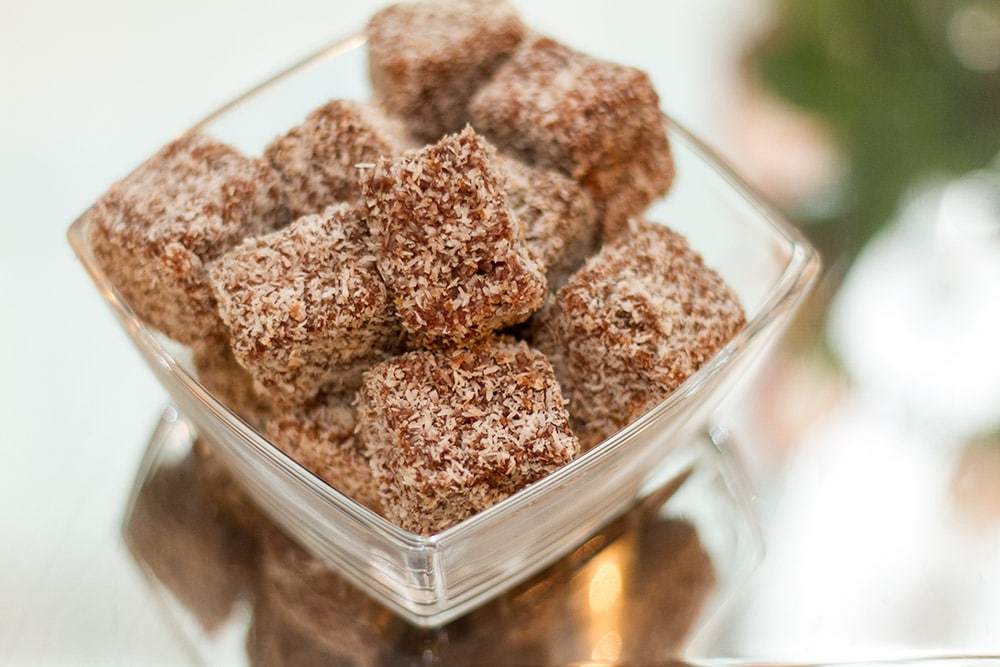 Es duftet nach Weihnachten: Lebkuchen-Kokoswürfel