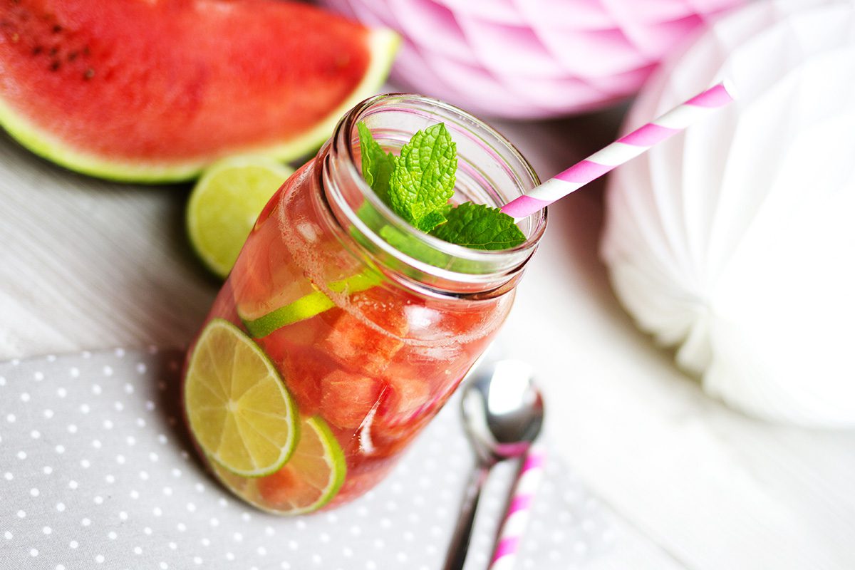 Cocktail für die Grillparty: Melonen-Mojito