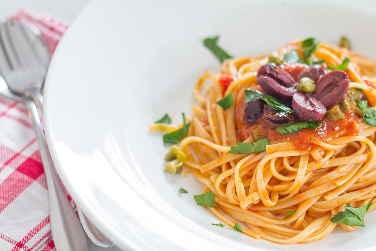 Italienische Aromenvielfalt: Spaghetti alla puttanesca