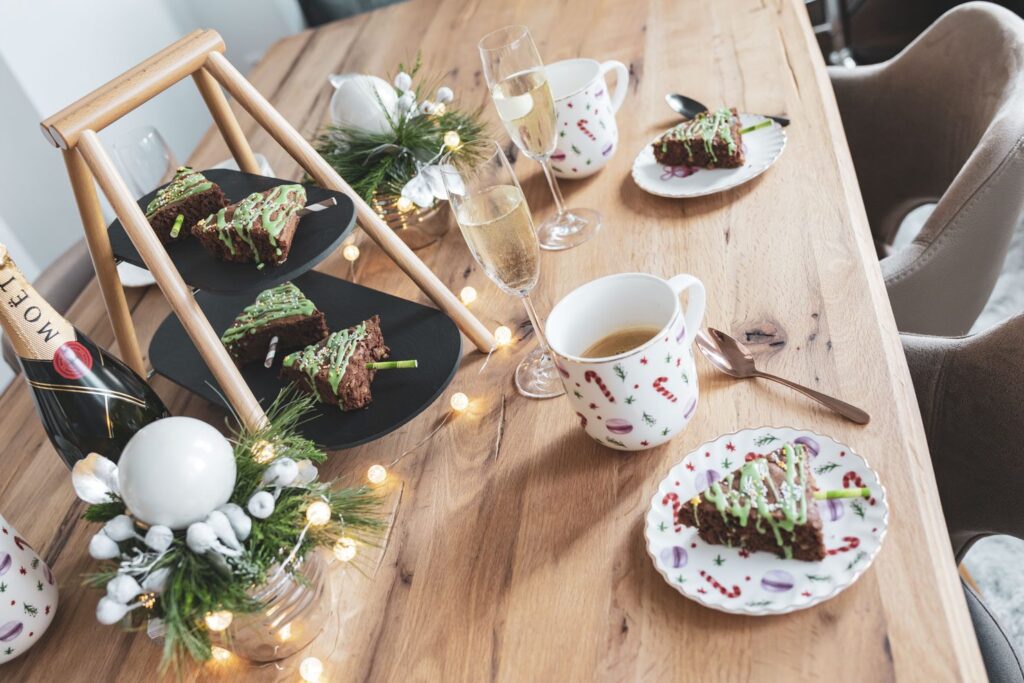 Brownie-Tannenbäume